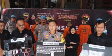 Puluhan Gram Sabu dan Ribuan Obat Terlarang Disita Polres Ciko