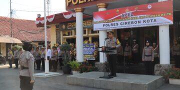 Kapolres Cirebon Kota Pimpin Apel Hari Jadi Polwan ke-76