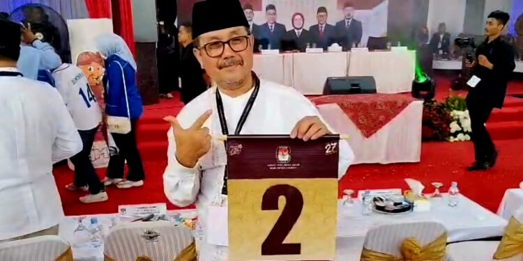 Dapat Nomor Urut Dua, Imron Optimis Dua Periode
