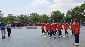 Dispora Gelar Lomba Keterampilan Baris Berbaris