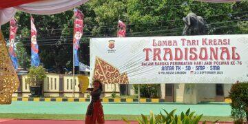 HUT ke-76 Polwan, Polresta Cirebon Gelar Lomba Tari Kreasi Tradisional