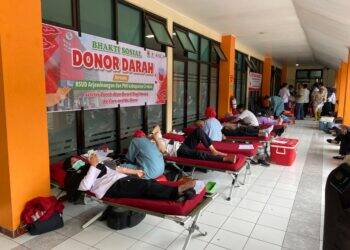 Peringati Hari Jadi PMI, RSUD Arjawinangun Gelar Donor Darah