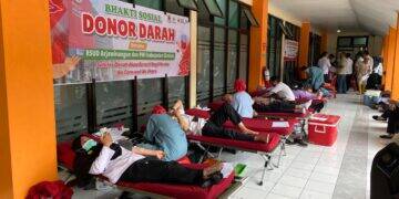 Peringati Hari Jadi PMI, RSUD Arjawinangun Gelar Donor Darah