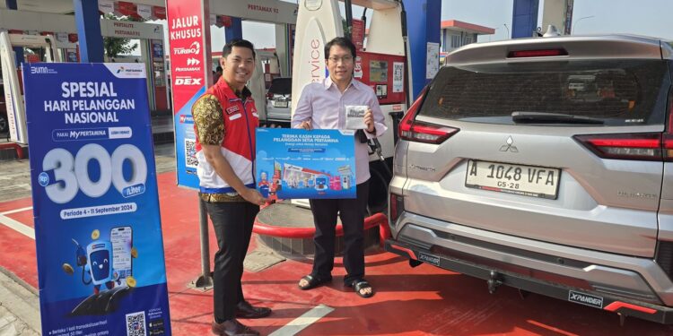 Hari Pelanggan Nasional, Pertamina Patra Niaga RJBB Sapa Konsumen di SPBU