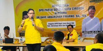 Dave Instruksikan Seluruh Kader Partai Golkar Kota Cirebon Menangkan Edo-Farida