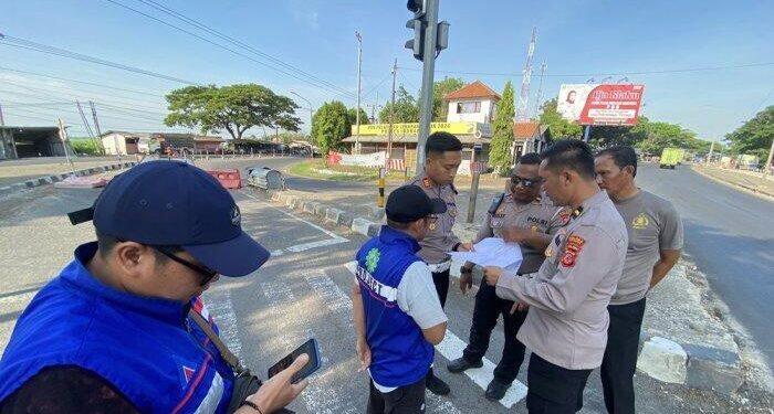 Peninggian Jalan di Jalur Pantura Lingkar Lohbener Molor, Polisi Panggil Kontraktor