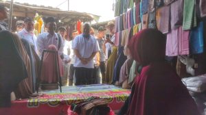 Cawagub Jabar Ilham Habibie Blusukan di Pasar Tegalgubug
