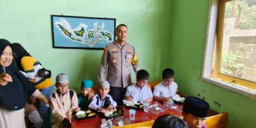 Polres Kuningan Dukung Program Pemerintah Makan Siang Gratis
