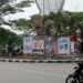 Puluhan Alat Peraga Kampanye Cemari Taman Milik Pemkab Cirebon