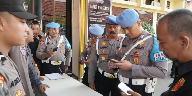 Cegah Judol, HP Anggota Polres Ciko Diperiksa Propam