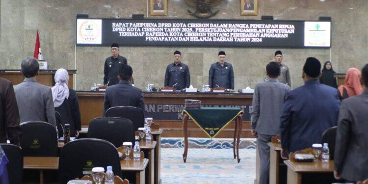 DPRD Kota Cirebon Sahkan Renja dan Raperda P-APBD 2024