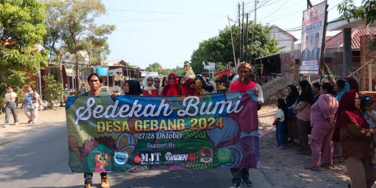 Sedekah Bumi Desa Gebang Digelar Jelang Musim Tanam