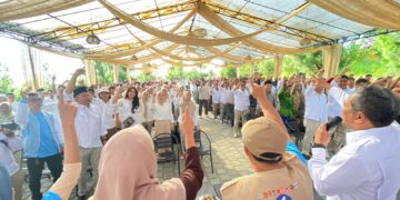 Ribuan Relawan HRA Pastikan Dukung Dian-Tuti