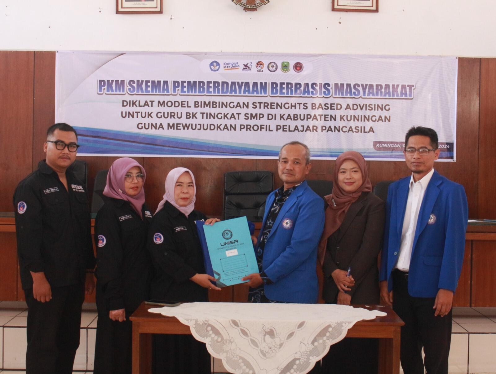 Tim PKM Unisa Kuningan Kolaborasi dengan MGBK Gelar Diklat