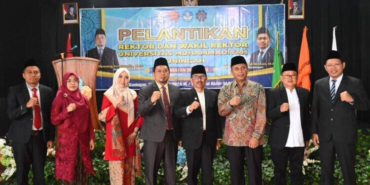 Wawang Dilantik Jadi Rektor Universitas Muhammadiyah Kuningan