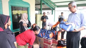 Pj Walikota Kunjungi Korban Kebakaran Asrama Denbekang