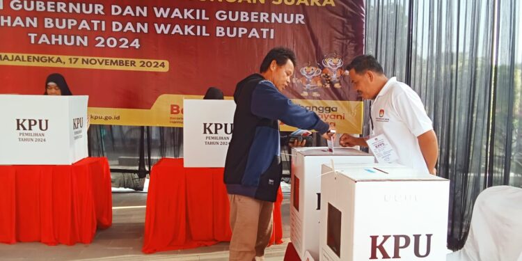 KPU Majalengka Gelar Simulasi Putungsura Pilkada 2024