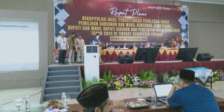 KPU Kabupaten Cirebon Gelar Rekapitulasi Penghitungan Perolehan Suara Pilkada 2024