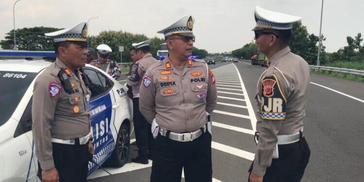Satlantas Polres Majalengka Terjunkan Tim Urai di Jalur Tol Selama Operasi Lilin Lodaya 2024