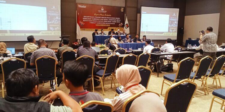 Hasil Resmi Rekapitulasi KPU Pilkada Majalengka, Pasangan Eman-Dena Menang Telak 59,85 Persen