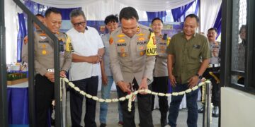 Polres Ciko Resmikan Pos Turjawali dan Pos Polisi Rest Area Tol Palikanci