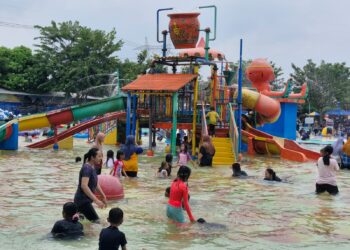 Liburan Tahun Baru, Pengunjung Jempol Waterpark Ciledug Meningkat