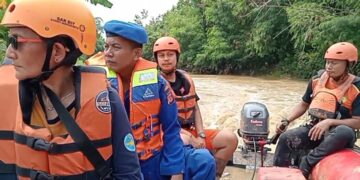 Hari ke 4 Pencarian Zaenudin di Sungai Ciberes Belum Membuahkan Hasil