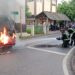 Sebuah Angkot Terbakar Dekat SPBU Usai Isi BBM