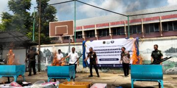 Cegah Penyalahgunaan, Barang Bukti Kejahatan Dimusnahkan Kejari Kabupaten Cirebon