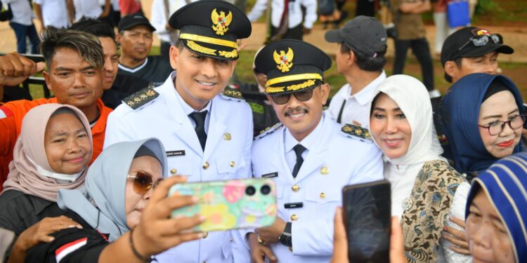 Siap Jalankan Amanah Masyarakat Indramayu, Lucky dan Syaefudin Langsung Kerja