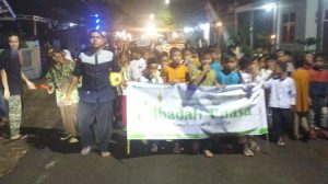 Jelang Ramadan, Warga Desa Kalimaro Gelar Pawai Obor