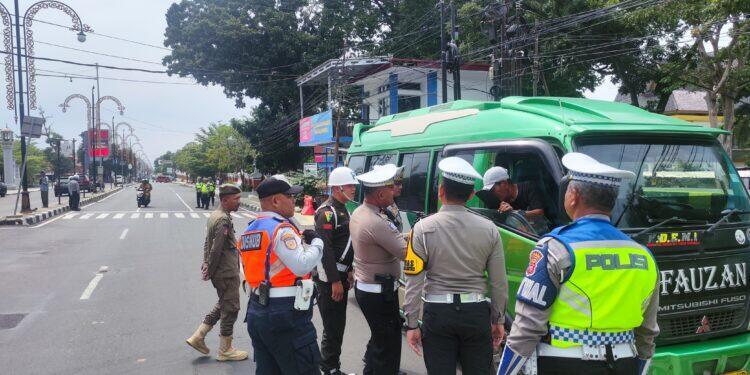 Puluhan Kendaraan Penunggak Pajak di Majalengka Terjaring Razia
