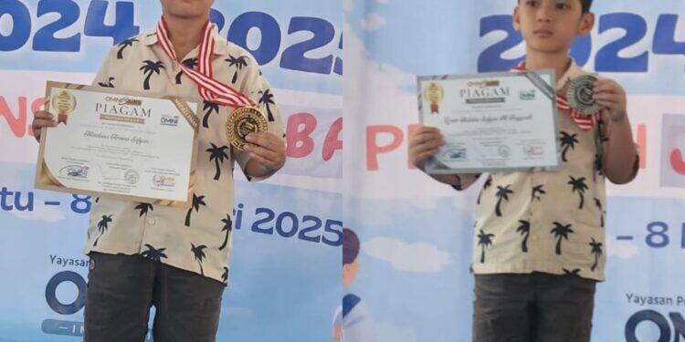 Putra Kadis Kota Cirebon dan Dirut Tirta Giri Nata Juara Penyisihan Lomba Olimpiade Matematika Tingkat Jabar