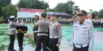 Polres Indramayu Gelar Apel Pasukan Operasi Keselamatan Lodaya 2025