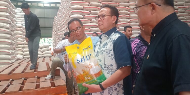 Anggota Komisi IV Rokhmin Dahuri Cek Gudang Beras Bulog Cirebon, Pastikan Stok dan Harga Stabil Jelang Lebaran