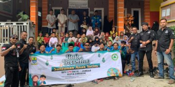 Gandeng LPKSM Al Jabbar, KNPI Kota Cirebon Berbagi Santunan dan Buka Puasa Bersama