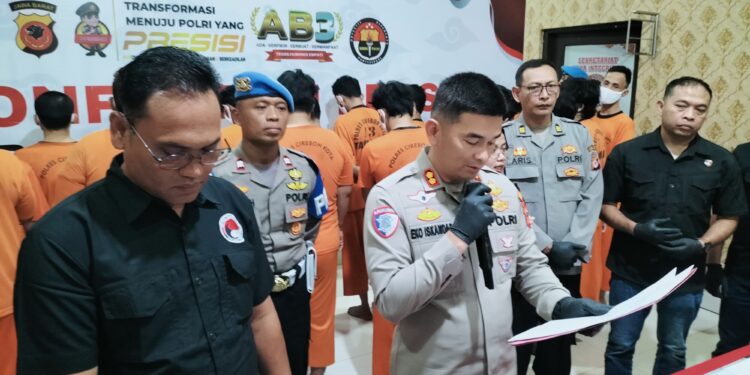 Sebulan, Polres Ciko Ungkap 18 Kasus Narkoba, 26 Tersangka Diamankan