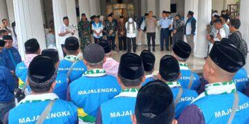 Bupati Majalengka Lepas Calon Jemaah Haji Gelombang Pertama