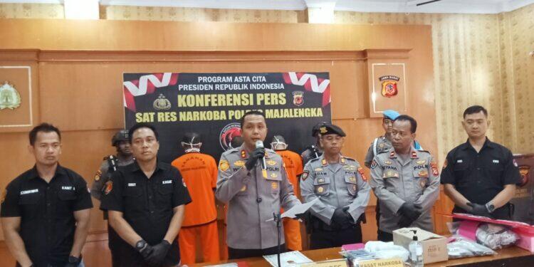 Polres Majalengka Ungkap 9 Kasus Narkoba, 9 Tersangka Ditangkap