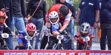 Ratusan Peserta Adu Cepat di Kejuaraan Pushbike Grage Macan Ireng Race Seri 2