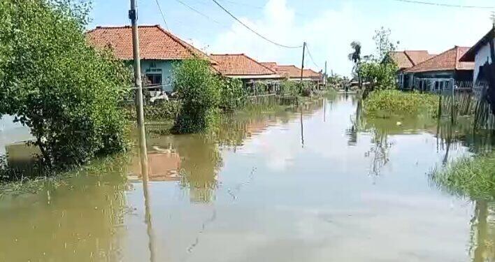 Tanggul Cisanggarung Jebol, Ratusan Rumah di Tawangsari Terendam