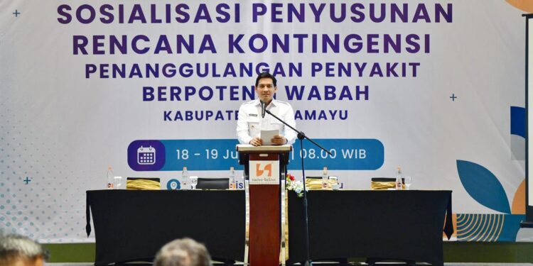 Waspadai Penyakit Berpotensi Wabah, Lucky Hakim: Indramayu Harus Miliki Dokumen Kontinjensi