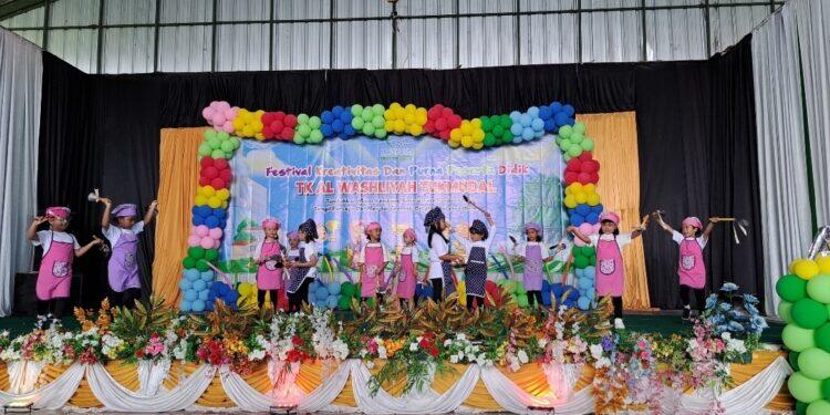 TK Al Washliyah Tukmudal Gelar Festival Kreativitas dan Purna Peserta Didik