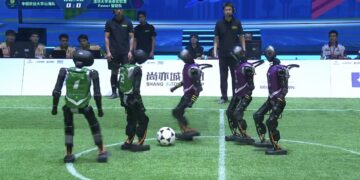 Sepak Bola Robotik Menandai Lompatan Besar Inovasi Robot Humanoid di Tiongkok