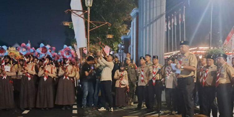 Pramuka Majalengka Tunjukkan Kreativitas dan Kebersamaan Lewat Pawai Lampion