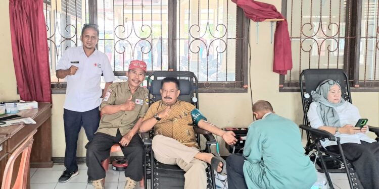 PMI Kecamatan Pabuaran Masifkan Pelayanan Donor Darah