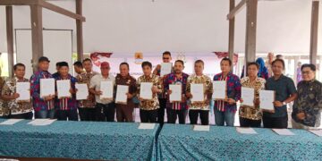 Kejari dan Kuwu Tekan MoU Pencegahan Kasus Hukum 