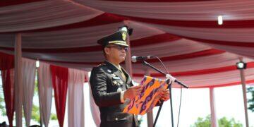 Dandim 0614/Kota Cirebon Bacakan Teks Pancasila pada Upacara HUT ke-80 RI 