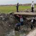 Saluran Sekunder di Desa Melakasari Dipenuhi Sampah