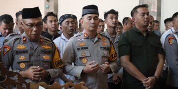 Polres Ciko Gelar Salat Gaib untuk Pengemudi Ojol yang Meninggal dalam Peristiwa Unjuk Rasa